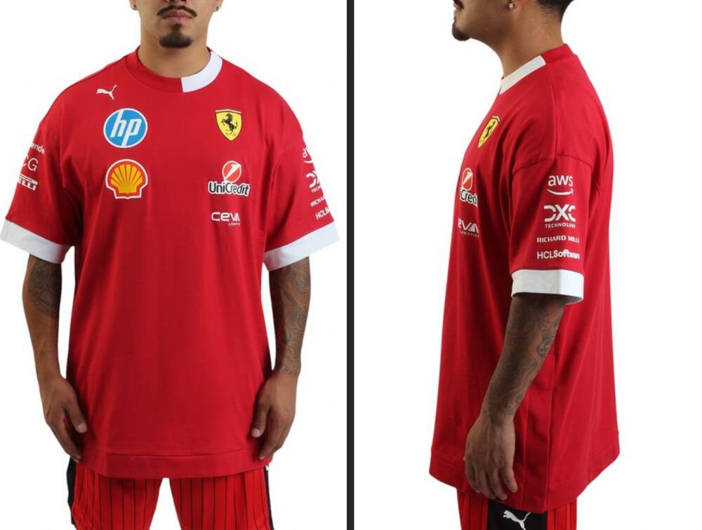 NWT 2025 Scuderia Ferrari Oversized Driver's Shirt Size XL PUMA